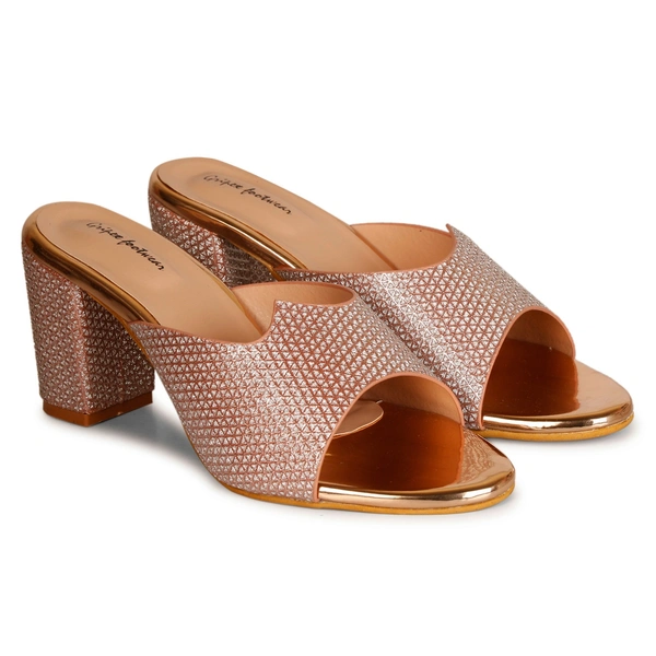 Stepee Shimmery Zig-zag pattern slipper - 38, Contessa