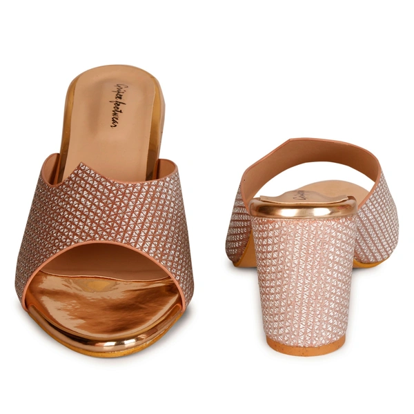 Stepee Shimmery Zig-zag pattern slipper - 38, Contessa