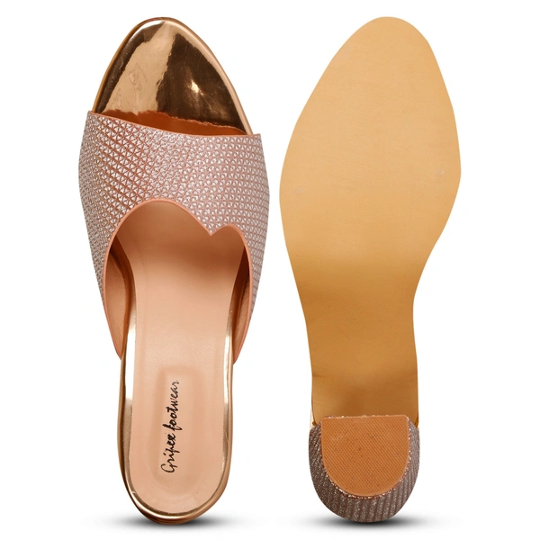 Stepee Shimmery Zig-zag pattern slipper - 38, Contessa