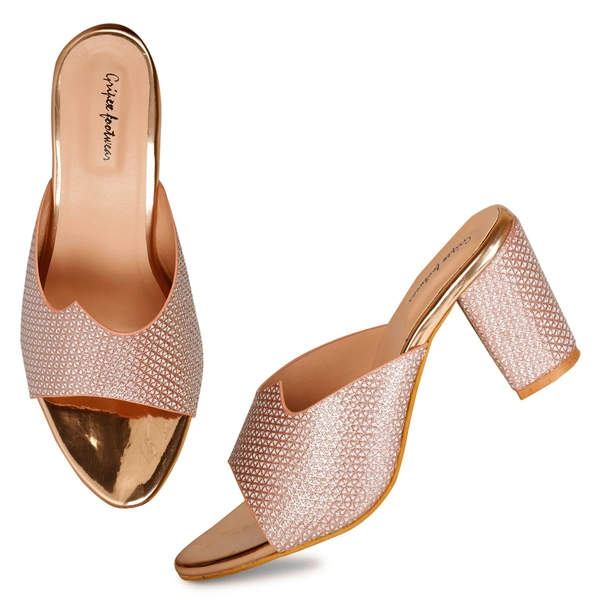 Stepee Shimmery Zig-zag pattern slipper - 38, Contessa
