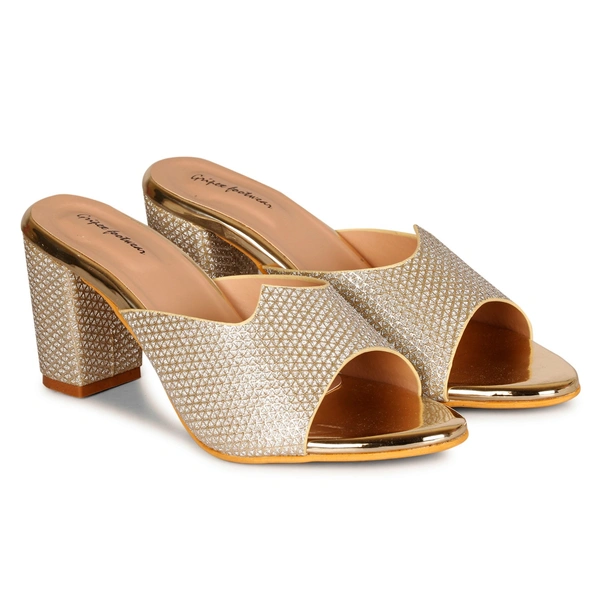 Stepee Shimmery Zig-zag pattern slipper - 39, Twine