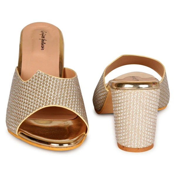 Stepee Shimmery Zig-zag pattern slipper - 39, Twine