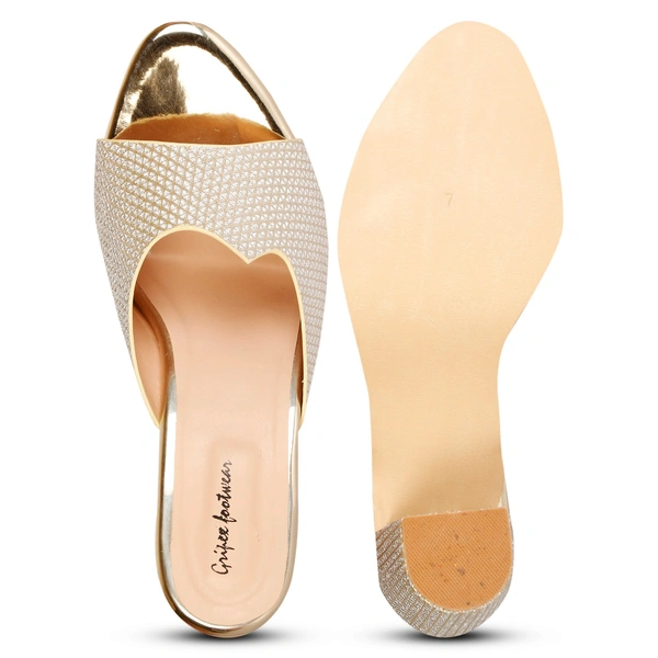 Stepee Shimmery Zig-zag pattern slipper - 39, Twine