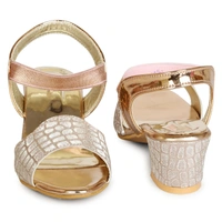 Stepee Shimmer and shine look sandal - 41, Whiskey