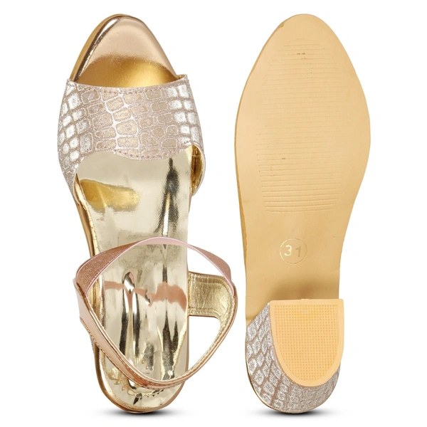 Stepee Shimmer and shine look sandal - 41, Whiskey