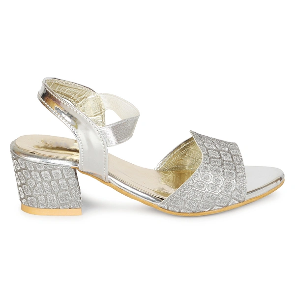 Stepee Shimmer and shine look sandal - 36, Pale Slate