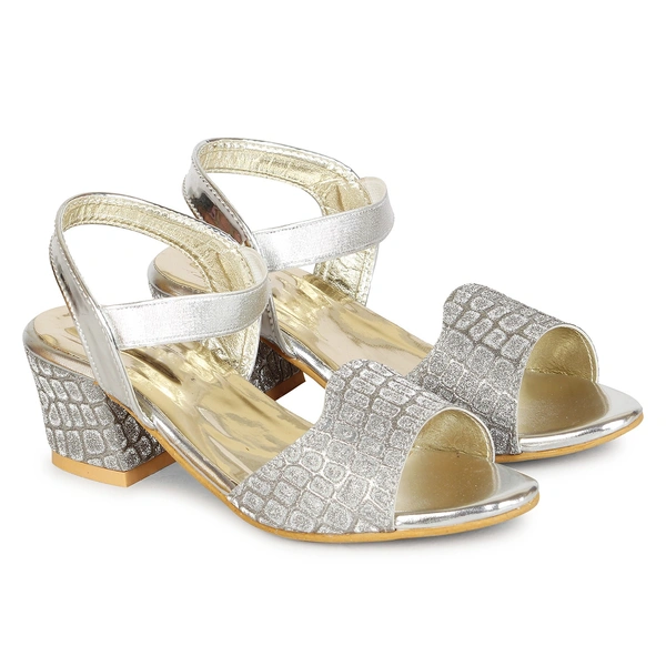 Stepee Shimmer and shine look sandal - 36, Pale Slate