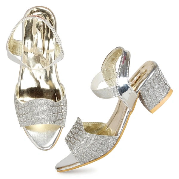 Stepee Shimmer and shine look sandal - 36, Pale Slate