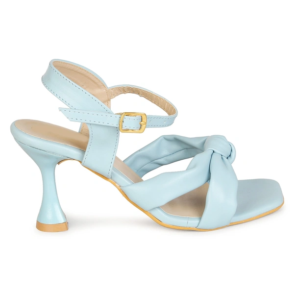 Stepee Cross style beautiful sandal - 36, Rock Blue