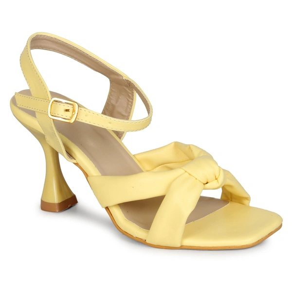 Stepee Cross style beautiful sandal - 41, Sunflower