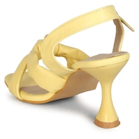 Stepee Cross style beautiful sandal - 41, Sunflower