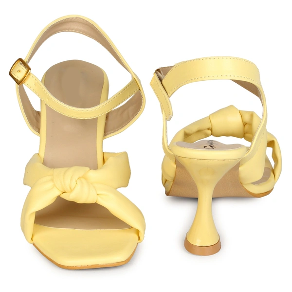 Stepee Cross style beautiful sandal - 41, Sunflower