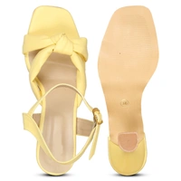 Stepee Cross style beautiful sandal - 41, Sunflower