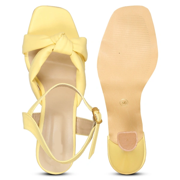 Stepee Cross style beautiful sandal - 41, Sunflower