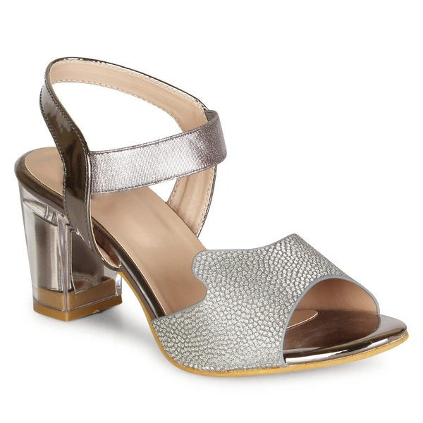 Stepee Shimmery party wear sandal - 38, Nobel