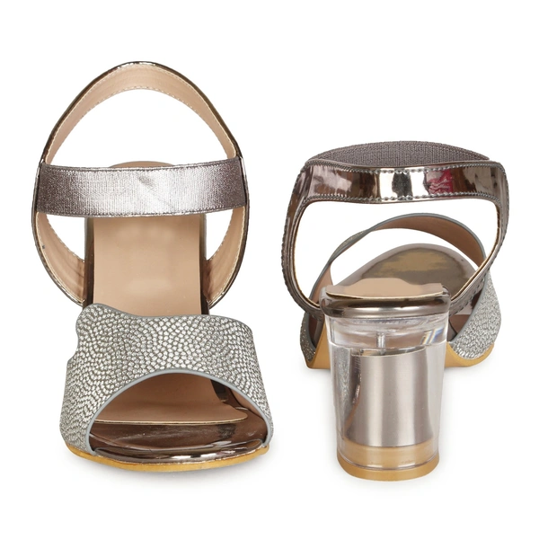 Stepee Shimmery party wear sandal - 38, Nobel