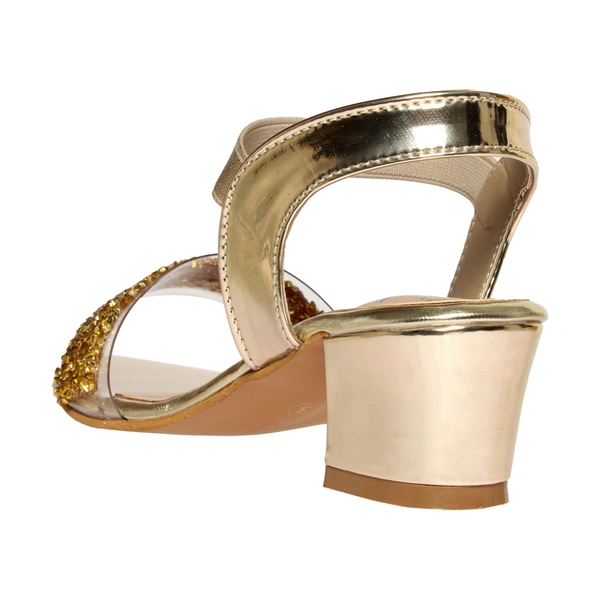 Stepee Elegant glittery sandal in short heel - 31, Laser