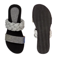 Stepee Adorable glitter and knot strap slipper - 40, Zorba