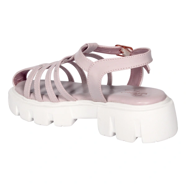 Stepee Classy trendy roman sandal with white sole - 37, Lilac