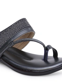 Stepee Soft and simple angootha slipper - 37, Dove Gray