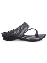 Stepee Soft and simple angootha slipper - 37, Dove Gray