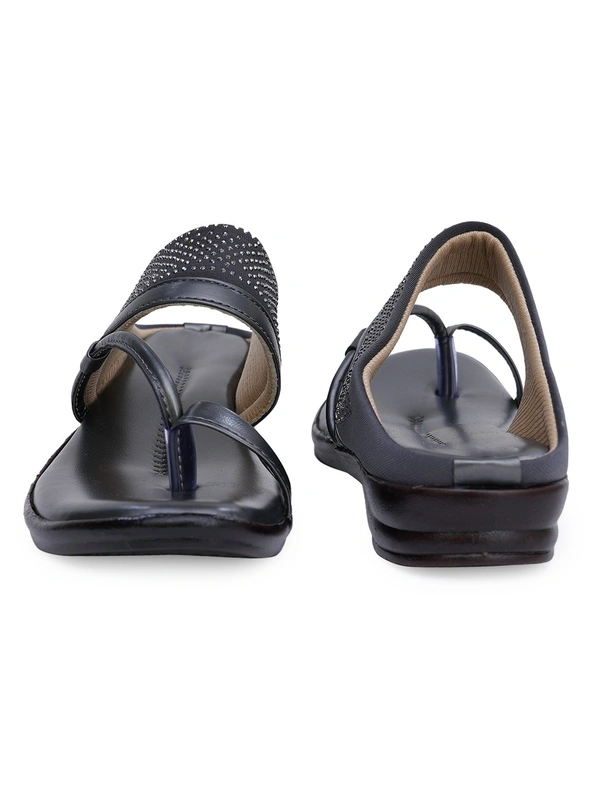 Stepee Soft and simple angootha slipper - 37, Dove Gray