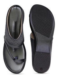 Stepee Soft and simple angootha slipper - 37, Dove Gray