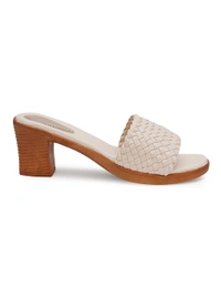 Stepee Beautiful basic zigzag pattern slipper - 40, Soft Amber
