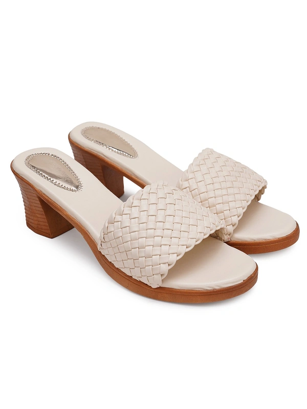 Stepee Beautiful basic zigzag pattern slipper - 40, Soft Amber