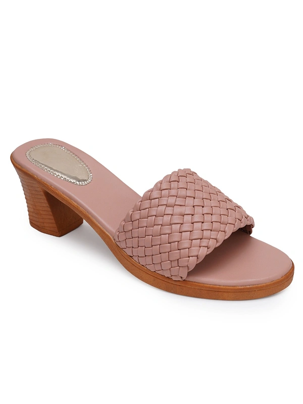 Stepee Beautiful basic zigzag pattern slipper - 39, Quicksand