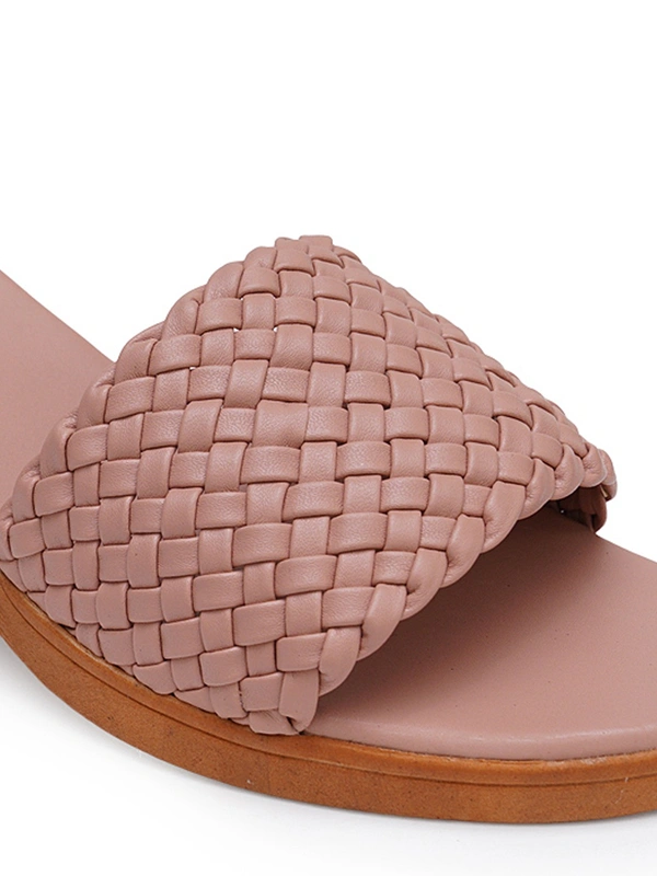 Stepee Beautiful basic zigzag pattern slipper - 39, Quicksand