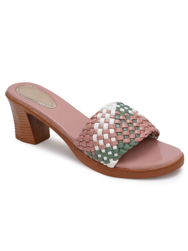 Stepee Zigzag colourful strap sandal - 36, Brandy Rose