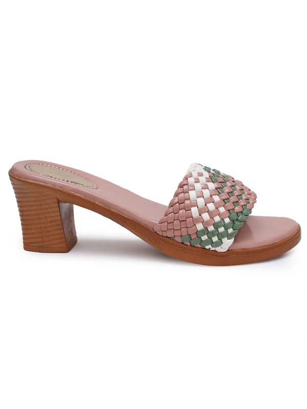Stepee Zigzag colourful strap sandal - 36, Brandy Rose