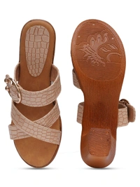 Stepee Trendy criss cross style slipper - 41, Twine