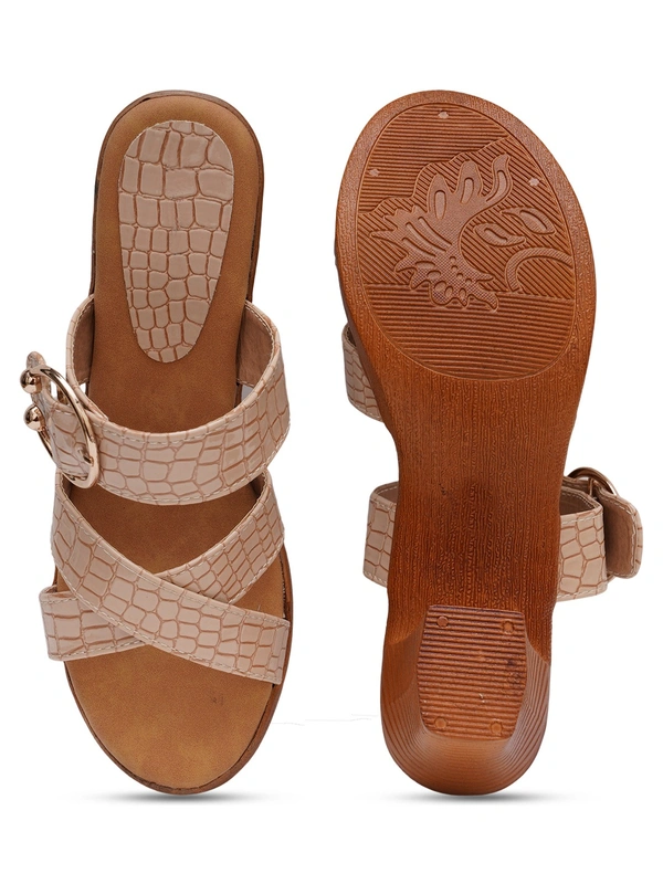 Stepee Trendy criss cross style slipper - 41, Twine