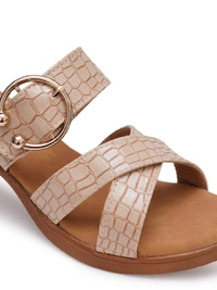 Stepee Trendy criss cross style slipper - 41, Twine