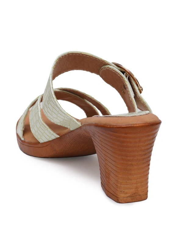 Stepee Trendy criss cross style slipper - 39, Spring Rain