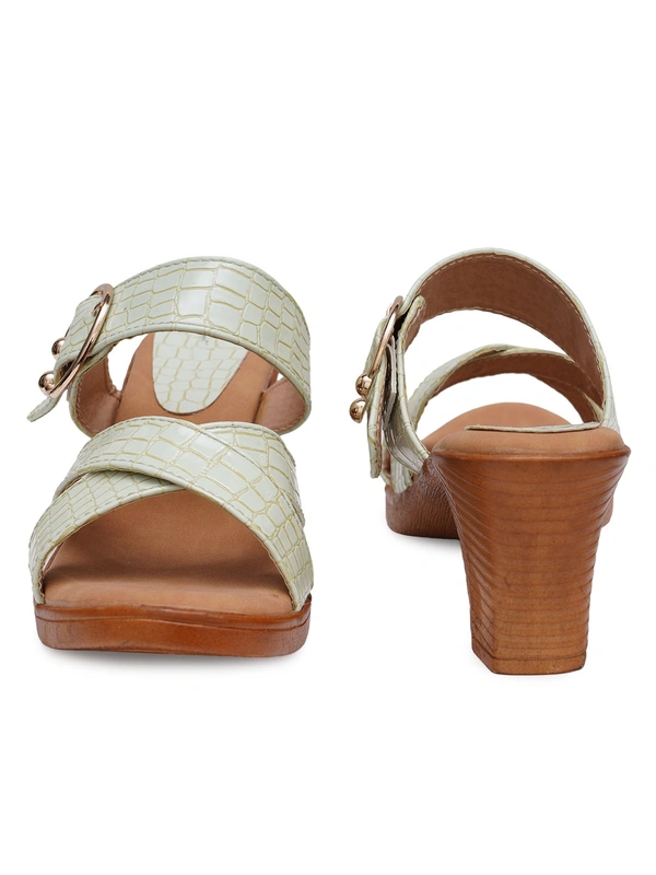 Stepee Trendy criss cross style slipper - 39, Spring Rain