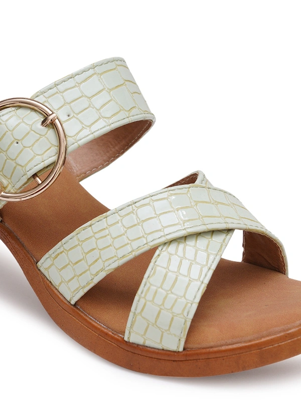 Stepee Trendy criss cross style slipper - 39, Spring Rain