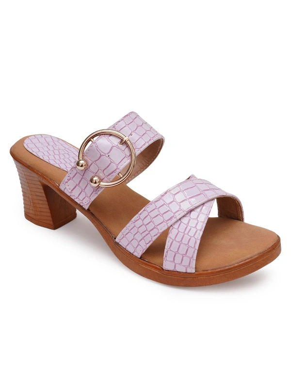 Stepee Trendy criss cross style slipper - 41, Thistle