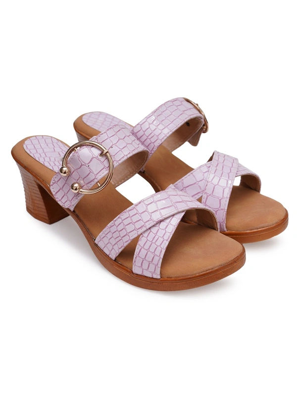 Stepee Trendy criss cross style slipper - 41, Thistle