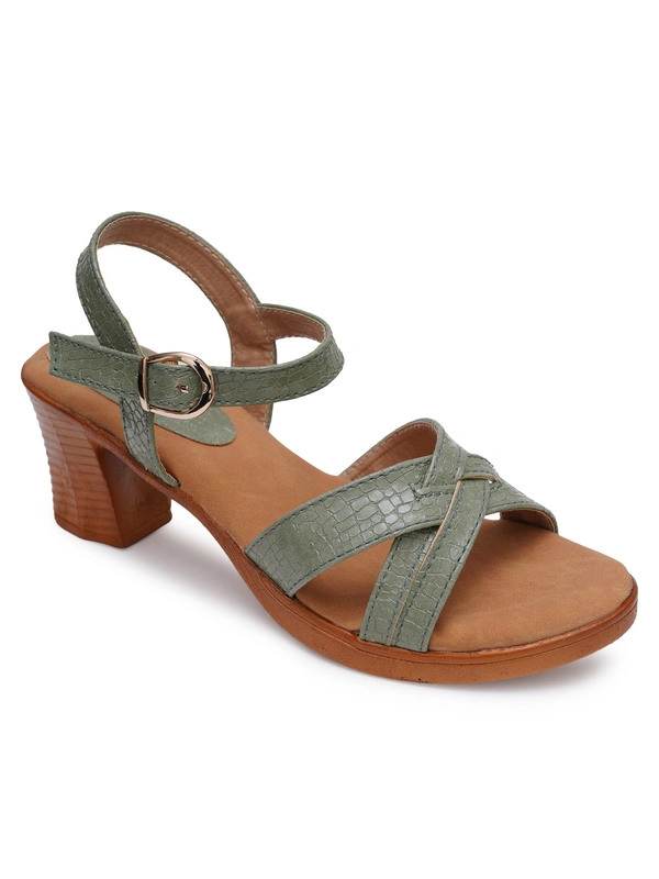 Stepee Simply beautiful sandal in block heel - 39, Mantle