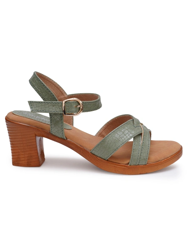 Stepee Simply beautiful sandal in block heel - 39, Mantle