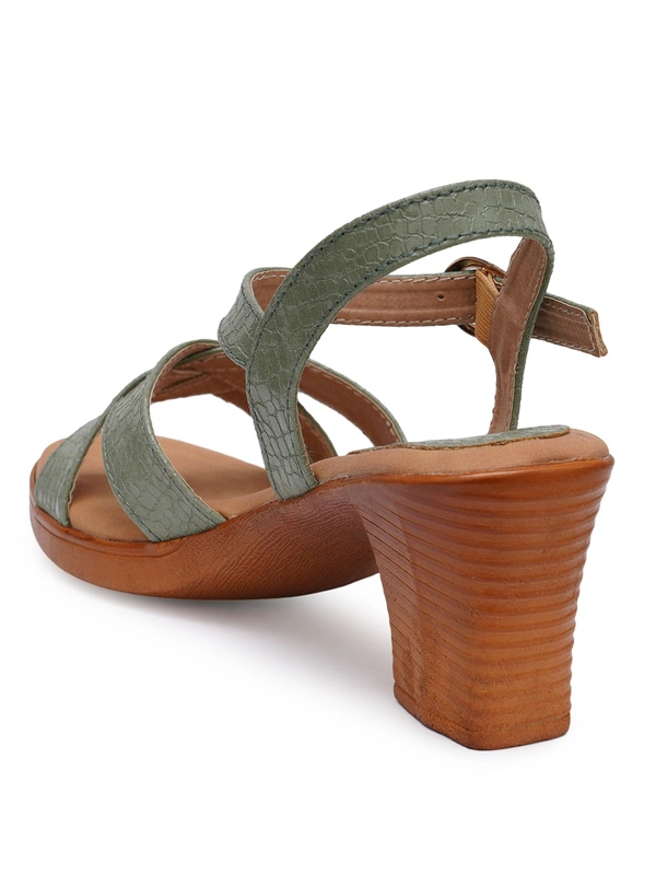 Stepee Simply beautiful sandal in block heel - 39, Mantle