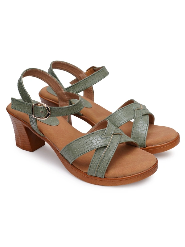 Stepee Simply beautiful sandal in block heel - 39, Mantle