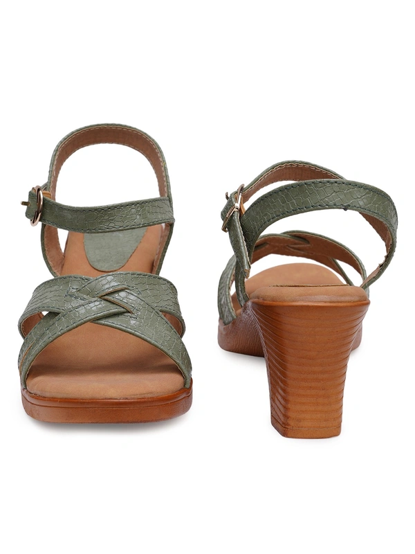 Stepee Simply beautiful sandal in block heel - 39, Mantle