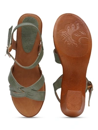 Stepee Simply beautiful sandal in block heel - 39, Mantle