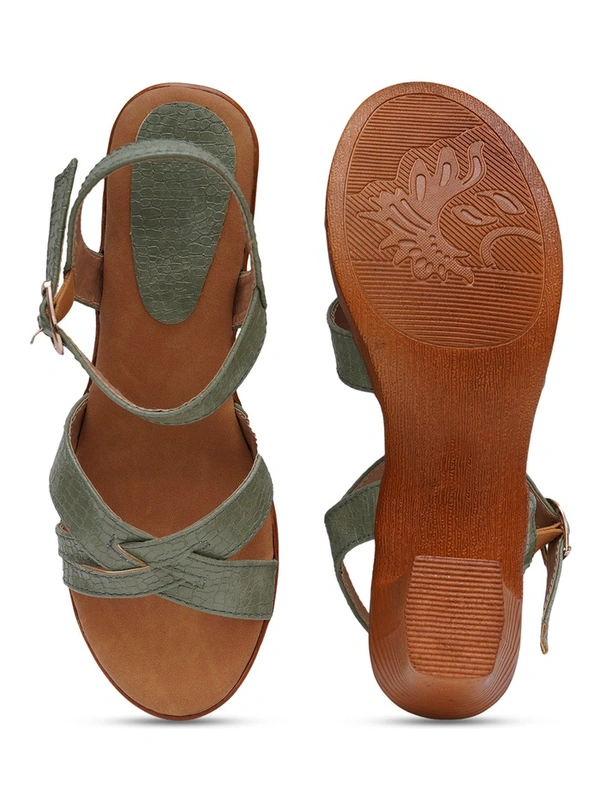 Stepee Simply beautiful sandal in block heel - 39, Mantle