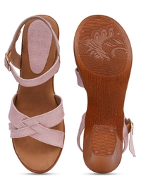 Stepee Simply beautiful sandal in block heel - 39, Clam Shell