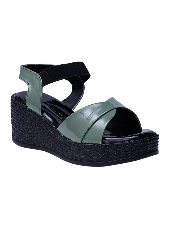 Stepee Trendy platform slipper - 37, Parsley